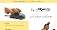 Desktop Screenshot of nmpetsitters.com